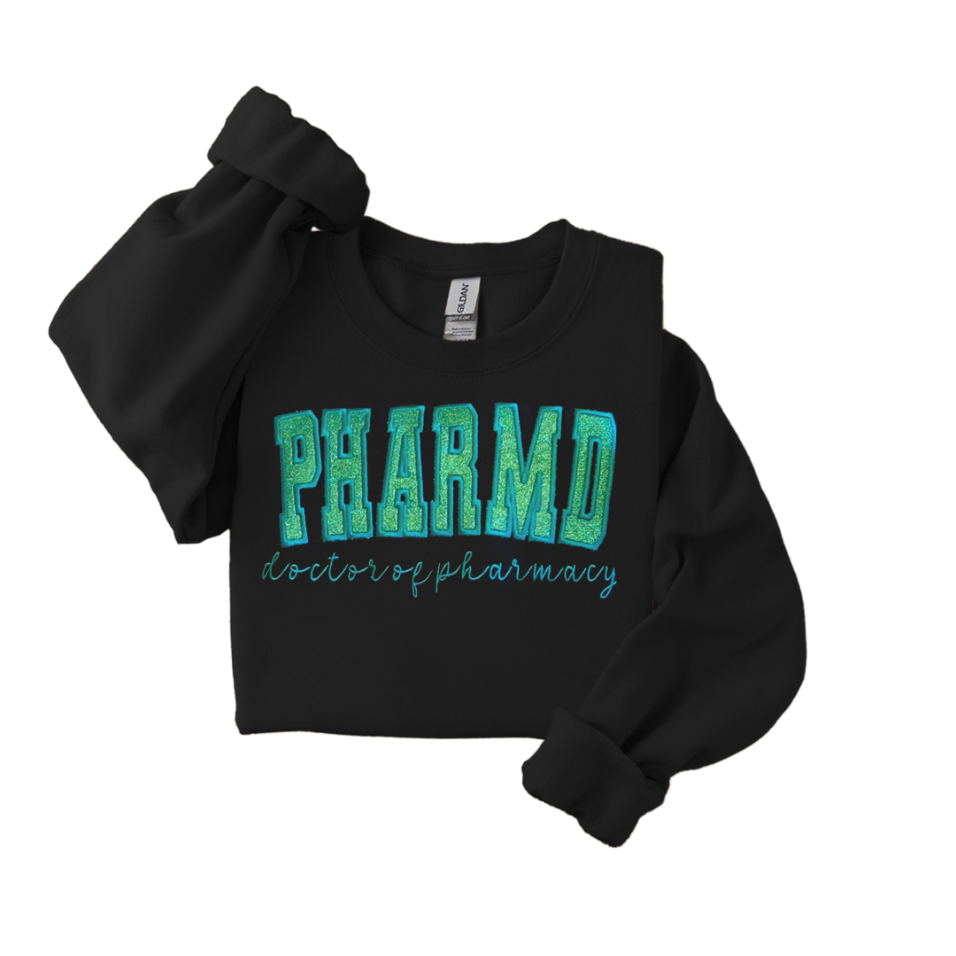 PHARMD APPLIQUE SWEATSHIRT