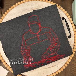 ***CUSTOM EMBROIDERED SWEATSHIRT