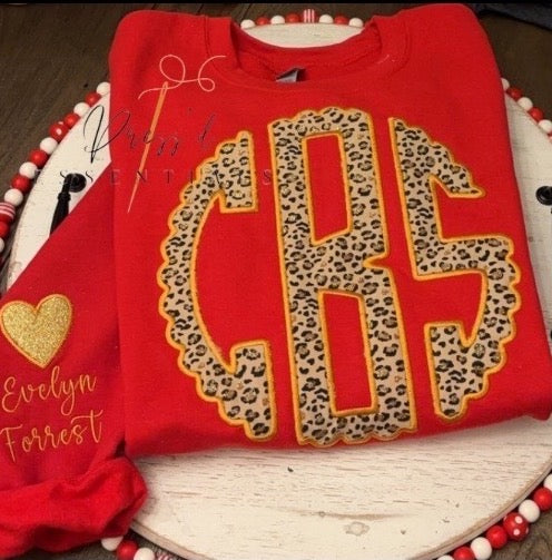 ***CUSTOM EMBROIDERED SWEATSHIRT