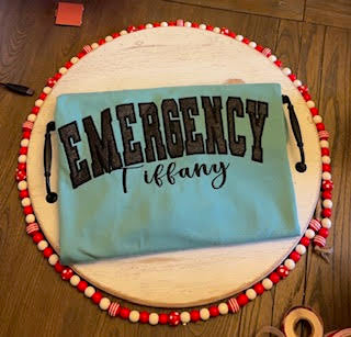 EMERGENCY SWEATSHIRT WITH NAME